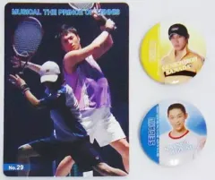 【中古】その他雑貨(男性) シングルスパターン(水野＆真田/越前＆田仁志) 缶バッジ＆フォトカードセット 「一番くじV ミュージカル テニスの王子様 ～2013夏～」 H賞