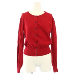 トゥービーバイアニエスベー To b. by agnes b. カーディガン ニット ショート丈 クルーネック 長袖 TU 赤 /TK