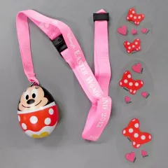 【中古】ストラップ(キャラクター) ミニー(ピンク) イースターエッグセット ネックストラップ ｢ディズニー・イースターワンダーランド2012｣ エッグハントイン東京ディズニーランド スタンダードコース景品