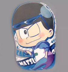 【中古】クッション・抱き枕・本体(キャラクター) カラ松 ふりむきゅん ラグランもちもちダイカットクッション1 「おそ松さん」