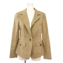 バーバリー ロンドン BURBERRY LONDON テーラードジャケット アウター シングル 背抜き ワンカラー 38 ベージュ /BB