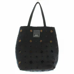 ミナペルホネン mina perhonen anemone garden patchwork zs9205 ミニバック トート リネン混 花柄 刺繍 黒 ブラック /☆G