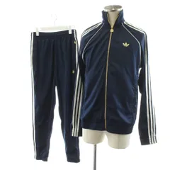 アディダスオリジナルス adidas originals プレミアム トラックトップ トラックパンツ セットアップ ジャケット ロゴ S M 紺 ネイビー IZ3187 IZ3188 /AN74