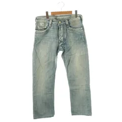 ディーゼル DIESEL デニム ジーンズ USED加工 W30 L32 ライトブルー /DO