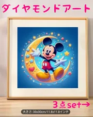 【限定1】ダイヤモンドアートキット／30×30㎝／3点set／No.38