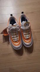 ナイキ エアマックス 97 サミット 白 セイフティー オレンジ