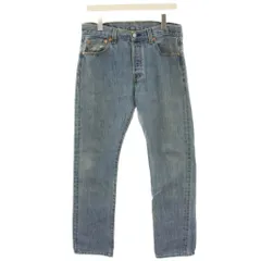 リーバイス Levi's 501 Medium Stonewash ミディアムストーンウォッシュストレート デニムパンツ ジーンズ カットオフ W30 L32 水色 ライトブルー PC9-00501-0193 /HN