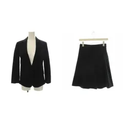 アンタイトル UNTITLED スーツ スカート ジャケット セットアップ 1 黒 ブラック /JP