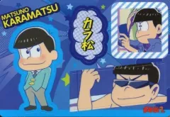 【中古】食玩 ステッカー・シール No.02 カラ松 キャラクターシール 「おそ松さん シールウエハース」