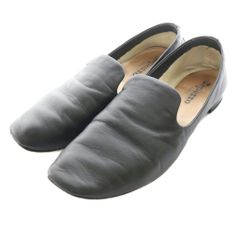 レペット Repetto オペラシューズ スリッポン レザー 38.5 黒 ブラック /SS ■OS