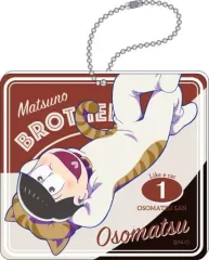 【中古】キーホルダー・マスコット(キャラクター) おそ松 「おそ松さん ビッグアクリルキーホルダーコレクション＜ねこ＞」