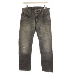 リーバイス Levi's 505 デニムパンツ ジーンズ W33 L34 グレー ダメージ加工 /YM