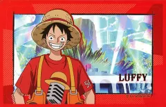 【中古】食玩 ステッカー・シール モンキー・D・ルフィ/横 「ONE PIECE FILM RED デコステッカーガムつき」