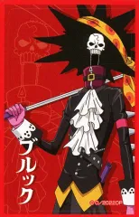 【中古】食玩 ステッカー・シール ブルック/縦・背景線画 「ONE PIECE FILM RED デコステッカーガムつき」