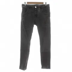 リプレイ REPLAY デニムパンツ ジーンズ スキニー USED加工 ストレッチ 25 黒 ブラック /KU