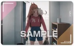 【中古】食玩 ステッカー・シール 15. 「チェンソーマン デコステッカー ガムつき」