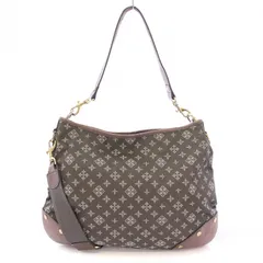 ラシット RUSSET 2WAY ショルダーバッグ ハンドバッグ ワンハンドル ナイロン レザー 切替 モノグラム 総柄 グレー /BB