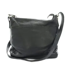 ヒロフ HIROFU ショルダーバッグ レザー 保存袋付き 濃紺 ダークネイビー /YT