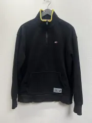 トミーヒルフィガー トミー ジーンズ メンズ ハーフジップアップ ニット セーター シャツ 100 105