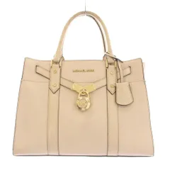 マイケルコース MICHAEL KORS ハミルトン トートバッグ ハンドバッグ レザー ロゴ チャーム付き ピンク /KU