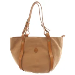 クレドラン CLEDRAN トートバッグ ハンドバッグ ショルダーバッグ レザー キャンバス 茶 ブラウン /AN5