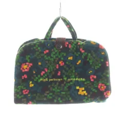 ミナペルホネン mina perhonen AMADANAコラボ ミニバッグ ハンド ポーチ マルチカラー 花柄 /RI ■OS