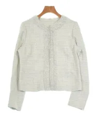 組曲 ノーカラージャケット レディース 【古着】【中古】【送料無料】