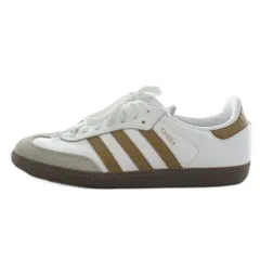 アディダスオリジナルス adidas originals サンバ SAMBA OG スニーカー シューズ US7.5 25.5cm 白 ホワイト 茶 ブラウン JH8796 /AN13