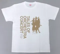 【中古】バッグ(キャラクター) [単品] キービジュアル(シルエット) Tシャツ ホワイト Mサイズ 「20th Anniversary テイルズ オブ オーケストラコンサート」 スペシャルシート特典