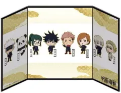 【中古】食玩 雑貨 10.集合(デフォルメ) 「呪術廻戦 ミニ屏風コレクション2」