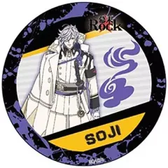 【中古】コースター(キャラクター) 沖田総司＆片魂 「幕末Rock PVCクリアコースター」