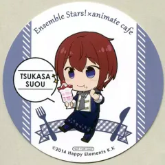 【中古】コースター(キャラクター) 朱桜司(夢ノ咲コックver.) コースター 「あんさんぶるスターズ!×animatecafe」 メニュー注文特典