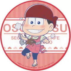 【中古】コースター(キャラクター) おそ松(学園祭/SD) オリジナルコースター 「セガコラボカフェ おそ松さん」 ドリンクメニュー注文特典