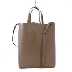 セリーヌ CELINE スモール バーティカル カバ トートバッグ ショルダーバッグ 2WAY レザー 茶 /KH ■OH