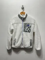 アディダス 白 ボア フリース ジャケット 160