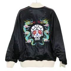 新品同様 WACKO MARIA ワコマリア x WOLF'S HEAD ウルフズ ヘッド SKA JACKET WOLFSHEAD-WMBL19 スカ ジャケット ブラック アウター スカジャン スカル 髑髏 サイズM Janzのサムネイル