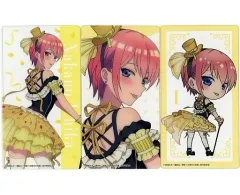 【中古】キャラカード 中野一花 クリアカード3枚セット 「ひこくじ 映画 五等分の花嫁～masquerade party～」 I賞