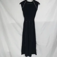 ラグナムーン    ハンドステッチノースリーブ    ニットワンピース