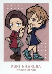 【中古】キャラカード 春川フキ＆乙女サクラ(ミニキャラ) フォトカード 「リコリス・リコイル ビックカメラグループ先行販売フェア」 対象商品購入特典
