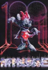 【中古】キャラカード ミニーマウス(メタル/背景黒) 「ディズニー100 ワンダーカードコレクション」