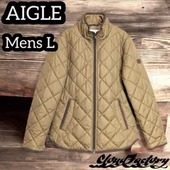 エーグル キルティングジャケット メンズL ブロンズ AIGLE 中綿 ポリエステル カジュアル ビジネス