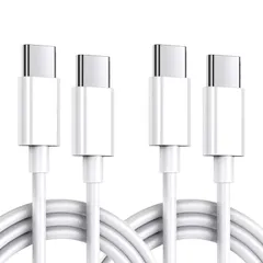 新品 USB C ケーブル 0.5m 2本セット タイプc PD対応 60W超急速充電 断線防止 高速データ転送 Type-C to Type-Cケーブル for iPhone16/15Pro/Plus/ProMax MacBook iPad Galaxy S