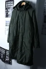 (L-2XL) ディッキーズ ダウン アウター ジャケット カーキ ロング アメカジ-16D86