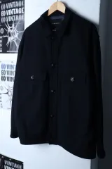 (XL-2XL) ニコアンド ジップアップ ウィンドブレーカー アウター ジャケット オーバーサイズ ウール-16D89