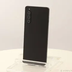 〔中古品〕 Xperia 10 V 128GB ブラック SOG11 au SIMフリー【349】