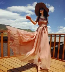 送料無料 未使用 発表会 パーティ ロング丈 ワンピース 13号 XL (OPN6176)