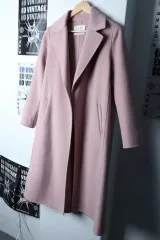 W(S) 앳코너 コートジャケット カシミア ピンク ロング いちごミルク-16D9F