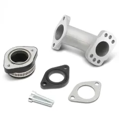 可変マニホールド インシュレーター 首振り インマニ 内径26mm ビッグキャブ対応 PE24 VM26 PW22 PC22 PWK24 モンキー カブ ゴリラ ダックス シャリー CD90のサムネイル