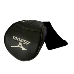 MIZUNO ミズノ JPX EIII ドライバー用 ヘッドカバー 純正 ブラック×パープル レザー×ニット 高級感 保護性抜群 ゴルフクラブカバー ドライバー用 アクセサリー