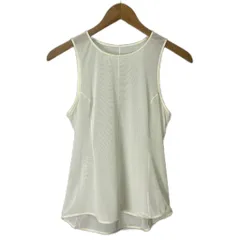 ユニクロ UNIQLO × マメクロゴウチ Mame Kurogouchi コラボ シアーノースリーブトップス ブラウス メッシュ タンクトップ L 白 ホワイト